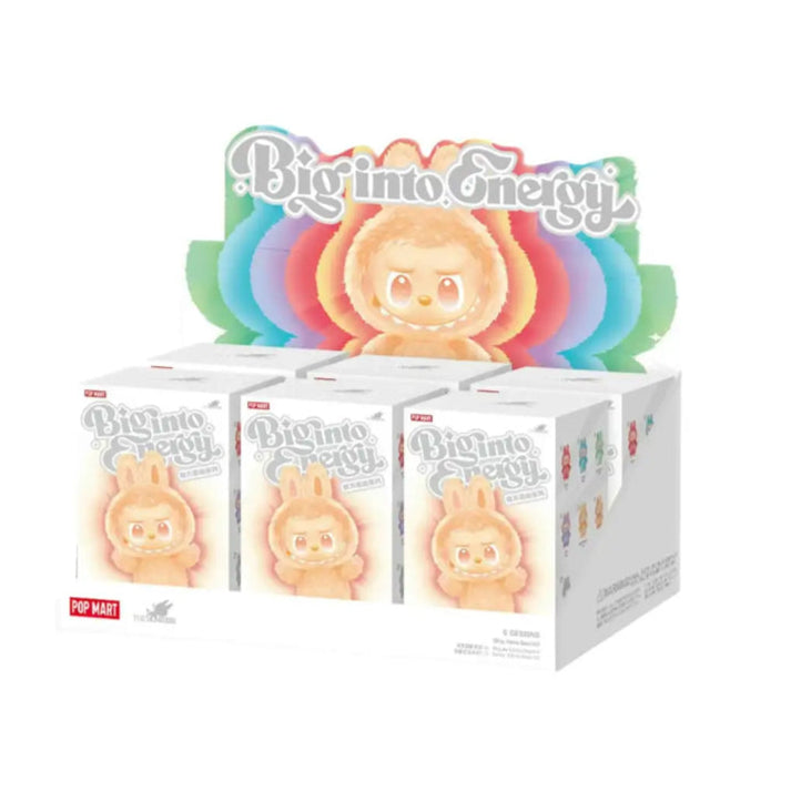 Authentic POP MART Labubu The Monsters Big Into Energy Plush Figure (Blind Box)