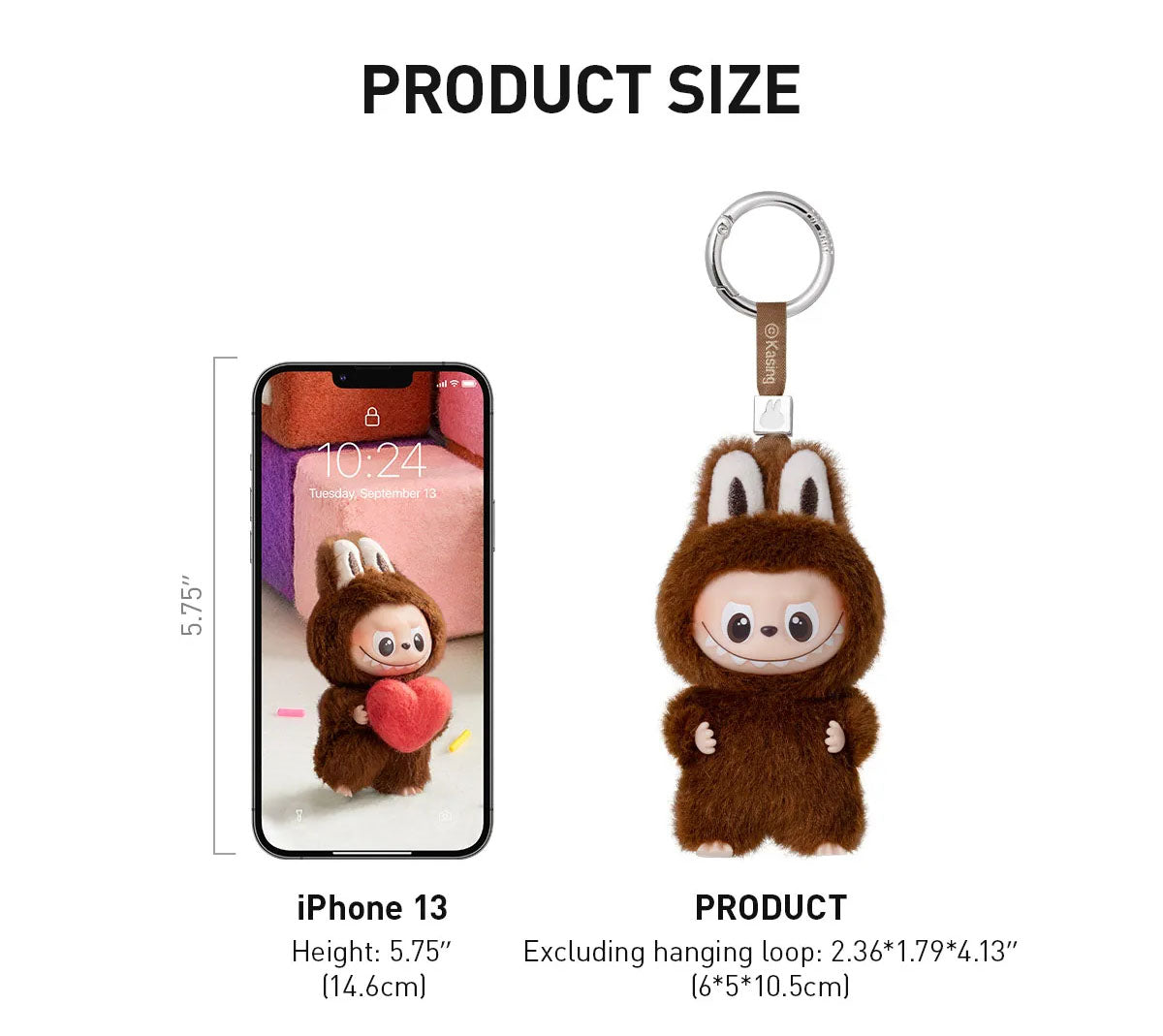 Authentic POP MART Labubu The Monsters Pin for Love Plush A-M (Blind Box)