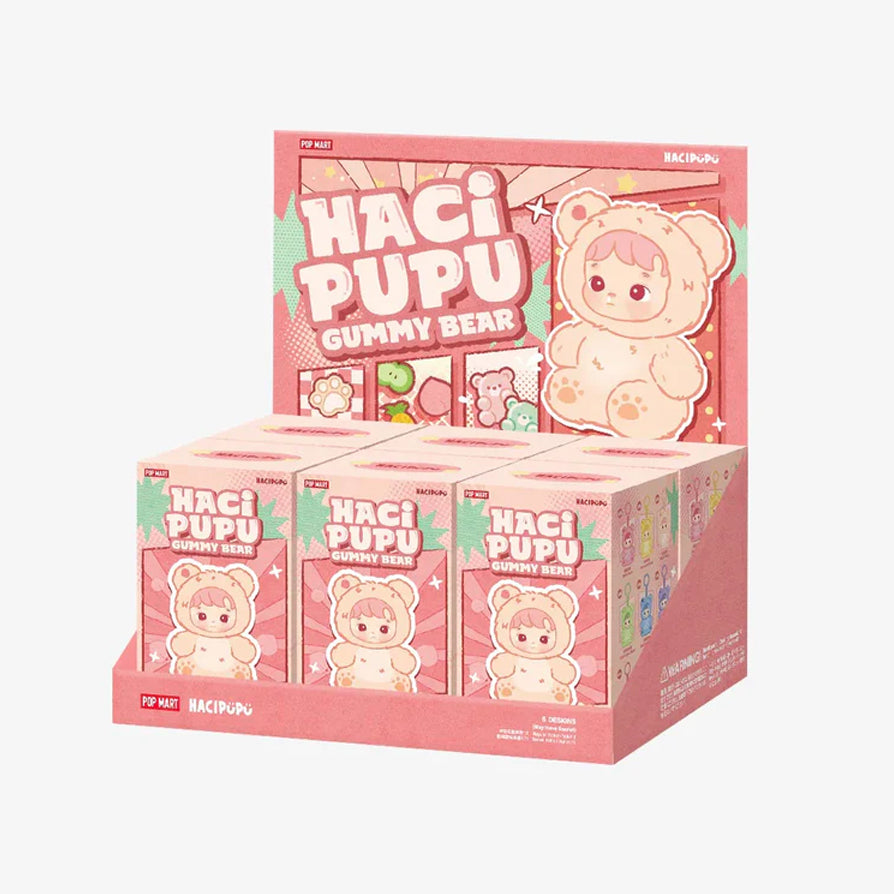 POP MART Hacipupu Gummy Bear Plush Figure (Blind Box)