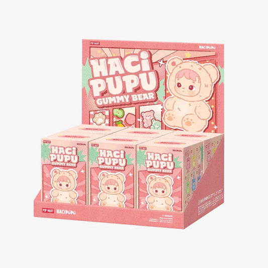 POP MART Hacipupu Gummy Bear Plush Figure (Blind Box)