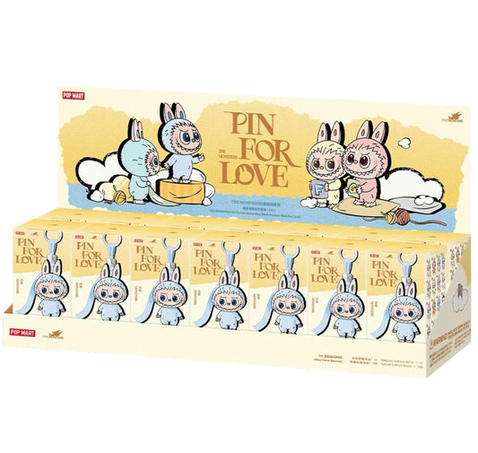 Authentic POP MART Labubu The Monsters Pin for Love Plush A-M (Blind Box)