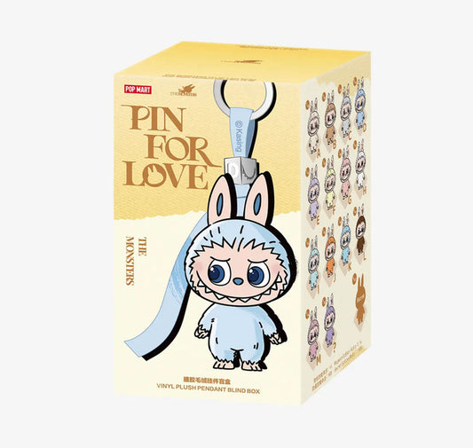 Authentic POP MART Labubu The Monsters Pin for Love Plush A-M (Blind Box)