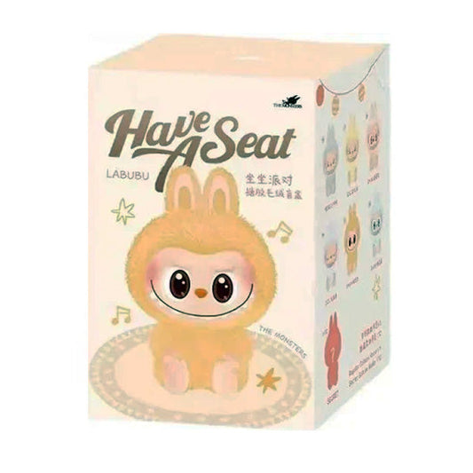 Authentic POP MART Labubu The Monsters Have A Seat Plush Figure (Blind Box)