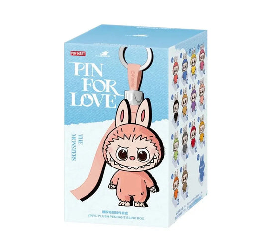 Authentic POP MART Labubu The Monsters Pin for Love Plush N-Z (Blind Box)